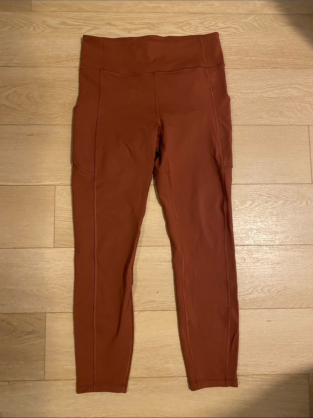 lululemon athletica Rust-Red Leggings